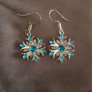 Snow flake earrings